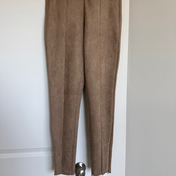 Zara Faux Suede Leggings - talla M - Picture 3 of 6
